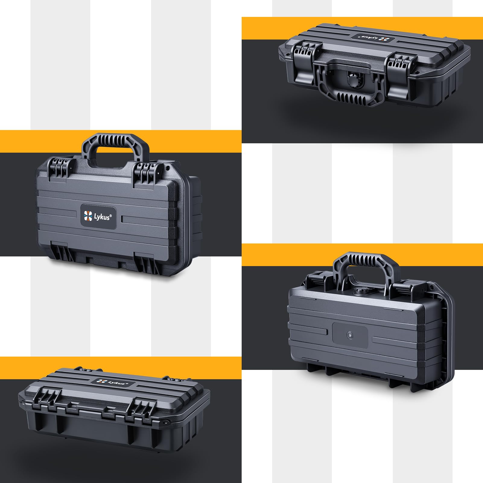 Amazon.co.jp: Lykus HC-3011 防水ハードケース 格子状カットスポンジ